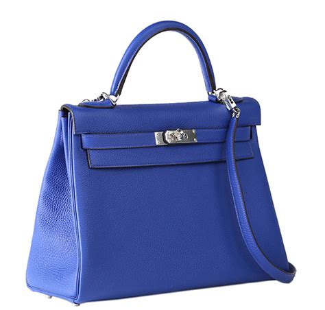 hermes electric blue kelly bag|hermes kelly 28 price.